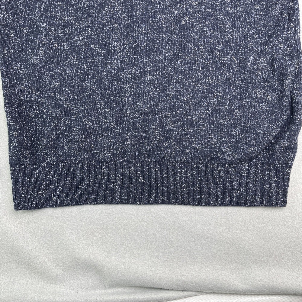 Banana Republic Blue Crewneck Sweater Made with Italian Yarn Size Large - Picture 7 of 8